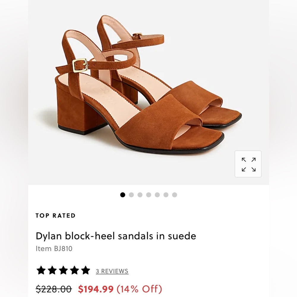 J.Crew Dylan Suede Block Heels
